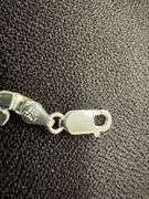 Sterling Silver San Marco 6.3mm Wide Hollow Link Bracelet Chain 7"