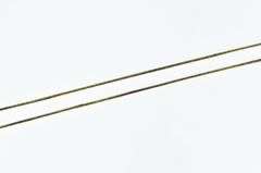 14K Yellow Gold 1.0mm Box Chain Classic Square Link Necklace