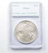 1923 Peace Silver Dollar MS64 PCGS Rattler
