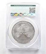 2014-W Burnished Silver Eagle Annual Dollar Set MS70 CAC CACG