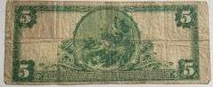 $5 First National Bank $$5 First Natl Bank of Pittsburgh 1902 Series $5 First Natl Bank oeries Natio