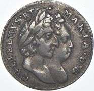 1691 United Kingdom 2 Pence