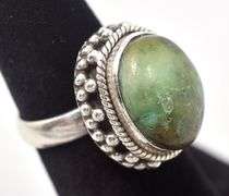 Turquoise Gemstone Ring in Sterling Silver