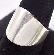 Wide Band Ring in Sterling Silver