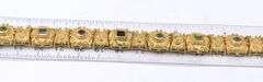 Group lot of 925 sterling silver over gold plated bracelets and watch