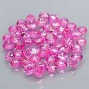 Superb 3.63ct set of top reddish pink Rubies -HEATED ONLY!