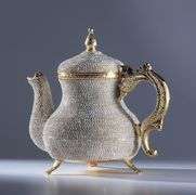 Handcrafted Moroccan Pitcher with Crystals