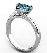 Sparkling 2.25 Ct VVs1 Trillion Cut Emerald Green Moissanite Ring