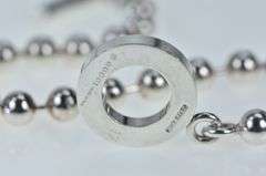 Sterling Silver Gucci Boule Toggle Clasp Designer Chain Bracelet