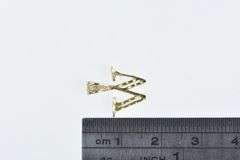 14K Yellow Gold W Letter Initial Monogram Letter Name Charm/Pendant