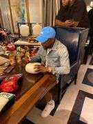 Floyd Money Mayweather Jr. Autographed I Fight For the Check Framed Canvas BAS