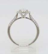 2.07CTW Diamond Encrusted Halo Diamond Ring