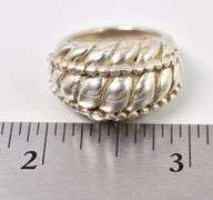 Dome Ring in Sterling Silver