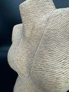 Sterling Silver Diamond-Cut Snake Chain 1mm Solid 925 Italy Tornado Necklace 20"