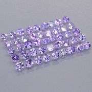 Stunning 3.06ct diamond cut Tanzanite set