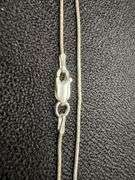 Sterling Silver Diamond-Cut Snake Chain 1mm Solid 925 Italy Tornado Necklace 20"