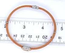 Charriol Diamond Cable station bangle bracelet