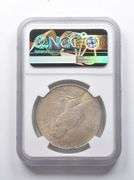 Error MS61 1922 Peace Silver Dollar Planchet Crack @ 6:00 NGC