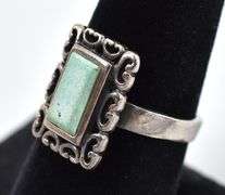 Blue Gemstone Ring in Sterling Silver