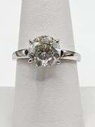 Dazzling 3.5 Ct VVs1 White I-J Lab Simulated Diamond Ring