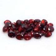 Ravishing wine red 14.25ct untreated Garnet set