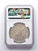 Error AU55 1924 Peace Silver Dollar Struck Thru NGC Dissapearing Date