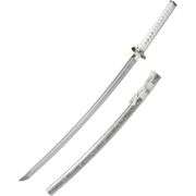 Black Katana Full Tang Samurai Sword with Sharp Spring Steel Blade