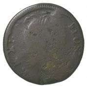 1670 Colonial US Pre-Federal New Jersey Mark Newby 1 Farthing 1/4P