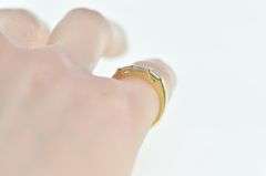 14K Yellow Gold 0.30 Ctw Baguette VS Diamond Band Ring