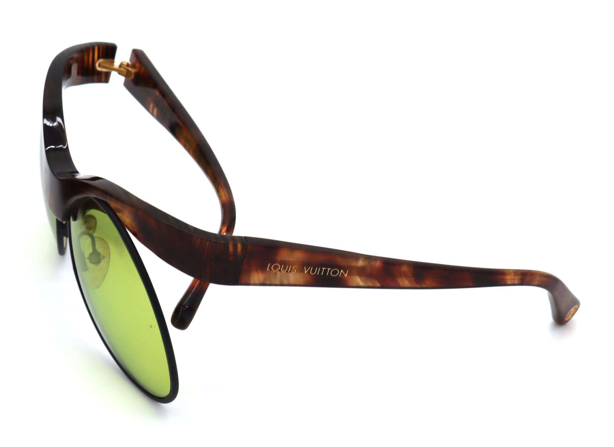 Louis Vuitton Natalia limited Edition Green Lens Sunglasses 