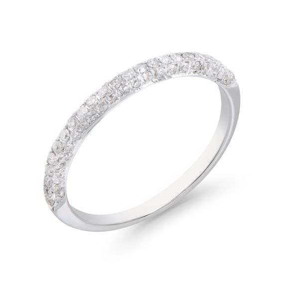 14KT White Gold 0.38ctw Diamond Ring