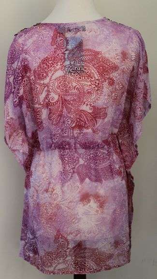 Stylish V-Neck Coverup Mini Dress