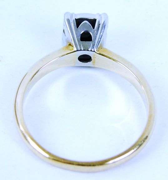 Classic Early 14K Diamond Ring, Size 5