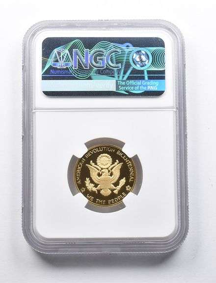 PF69 UCAM 1976 National Bicentennial F. Gasparro SWO-52ID 23mm NGC