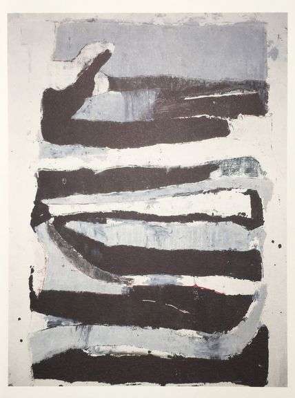 Pincemin, Jean Pierre "Untitled" a Rare Limited Original Offset Lithograph on Paper, 1990