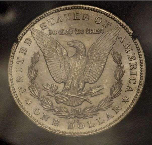 1880-CC GSA Morgan Silver Dollar, Brilliant Uncirculated.