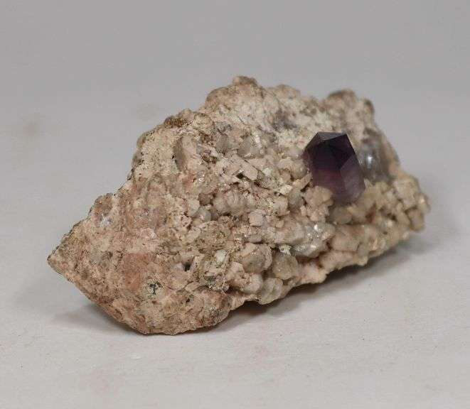 Delicate natural 212.61ct Amethyst in matrix