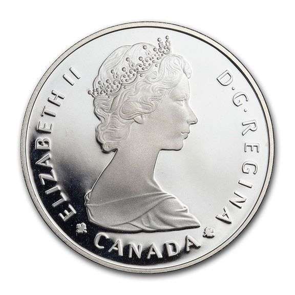 1985 Canada 50% Silver National Parks Dollar In Display Box