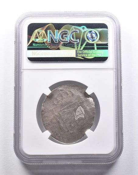 Genuine El Cazador Spanish Colonial 4 Reales NGC Shipwreck Certificate