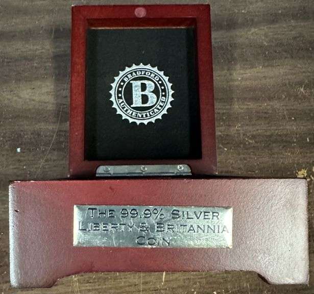 2016 Liberty and Britannia Gem Proof Silver Crown in custom box