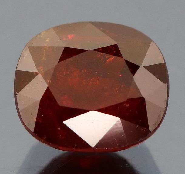 Rich 4.92ct deep red orange Spessartite Garnet