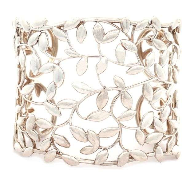 Tiffany & Co. Paloma Picasso Olive Leaf Cuff Bracelet in Sterling