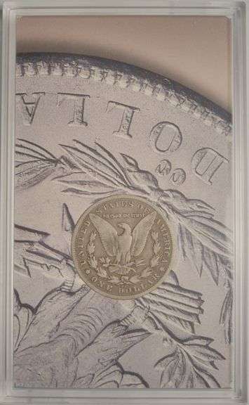 1881-CC Morgan Silver Dollar, Circulated.