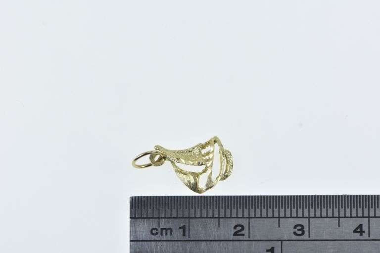 14K Yellow Gold Sail Boat Ship Vintage Nautical Charm/Pendant