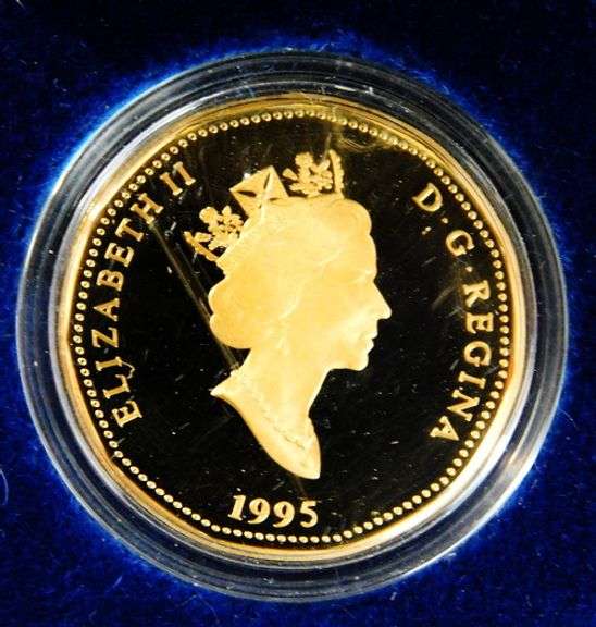 1995 Peacekeeping Proof Dollar Coin