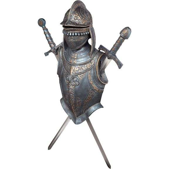 16th Century Battle Armor with Removable Swords