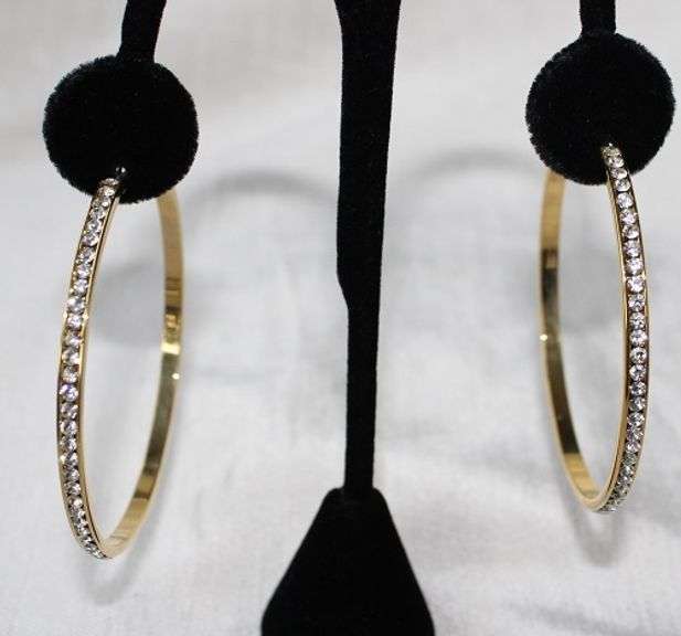 Stylish Golden Color Hoop Earrings