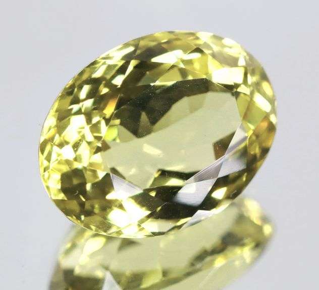Brilliant! 16.30ct top lemon yellow unheated Citrine
