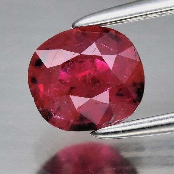 High grade .81ct unheated reddish pink Sapphire