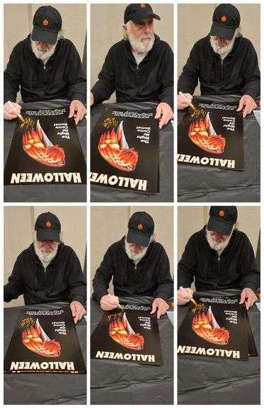 Nick Castle Autographed Signed Halloween Poster Exact Photo Proof ACOA
